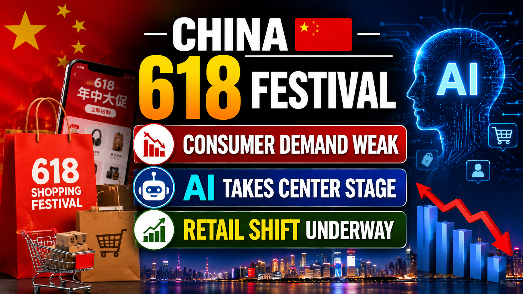 China’s 618 Shopping Festival Signals Weak