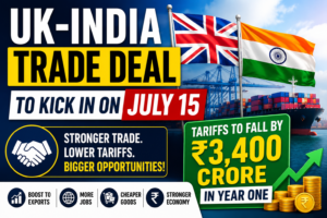 UK India Free Trade Deal July 15 2026 Tariff Cuts ₹3400 Crore
