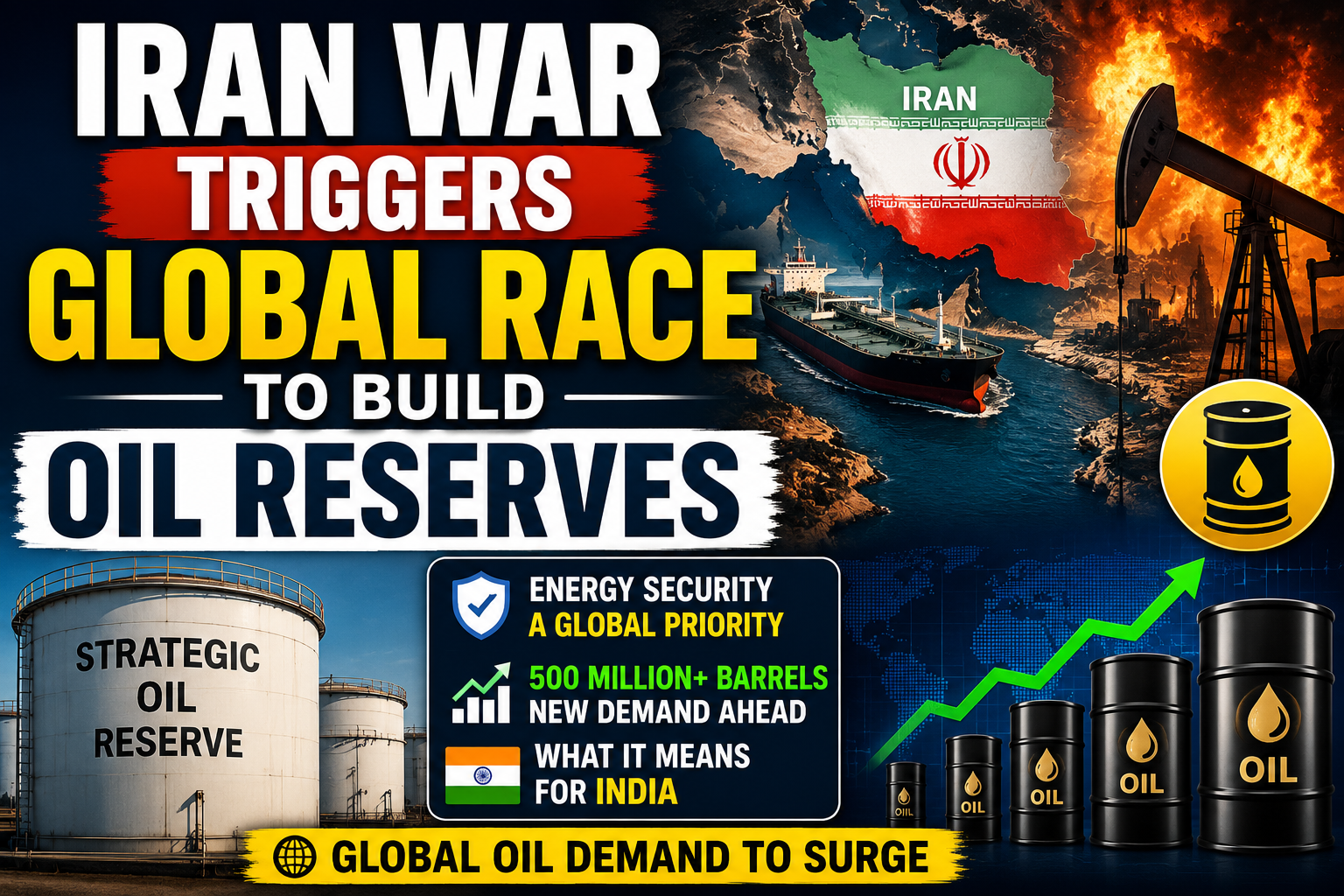 Iran War Triggers Global Race to Build Oil Reserves – Impact on Oil Prices and Energy Security
