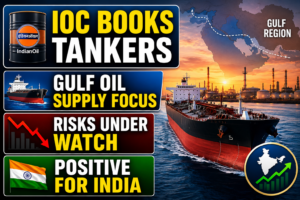 Indian Oil Corporation secures Gulf tanker capacity amid global oil market uncertainty.