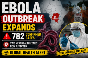 Ebola outbreak in DR Congo with 782 confirmed cases and new health zones affected