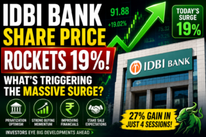 IDBI Bank share price jumps 19 percent amid privatization optimism