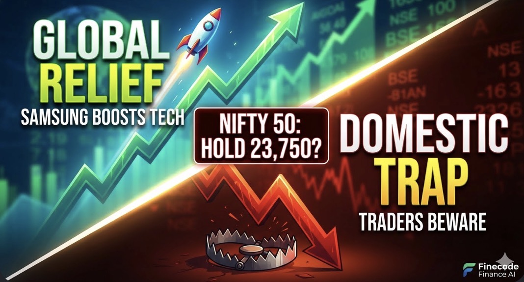 Finecode Finance AI Global Tech Selloff Nifty Crash Update 