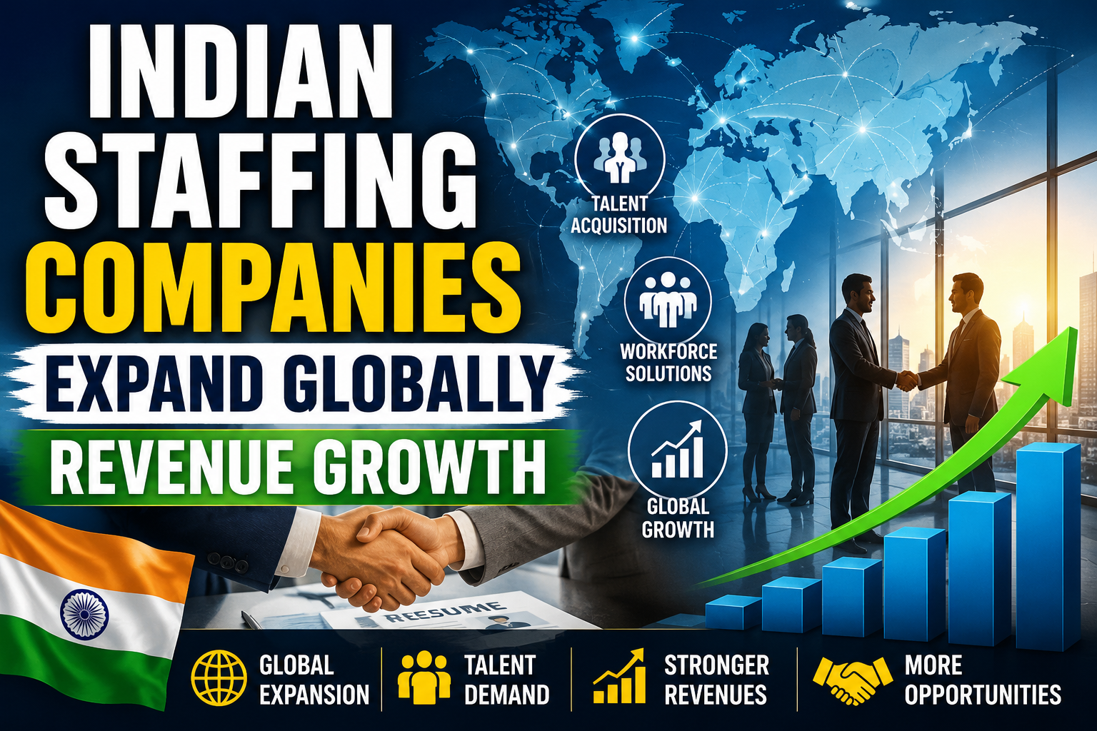 Indian Staffing Companies Global Expansion